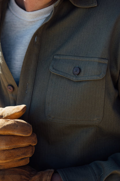 Roy Herringbone Shirt