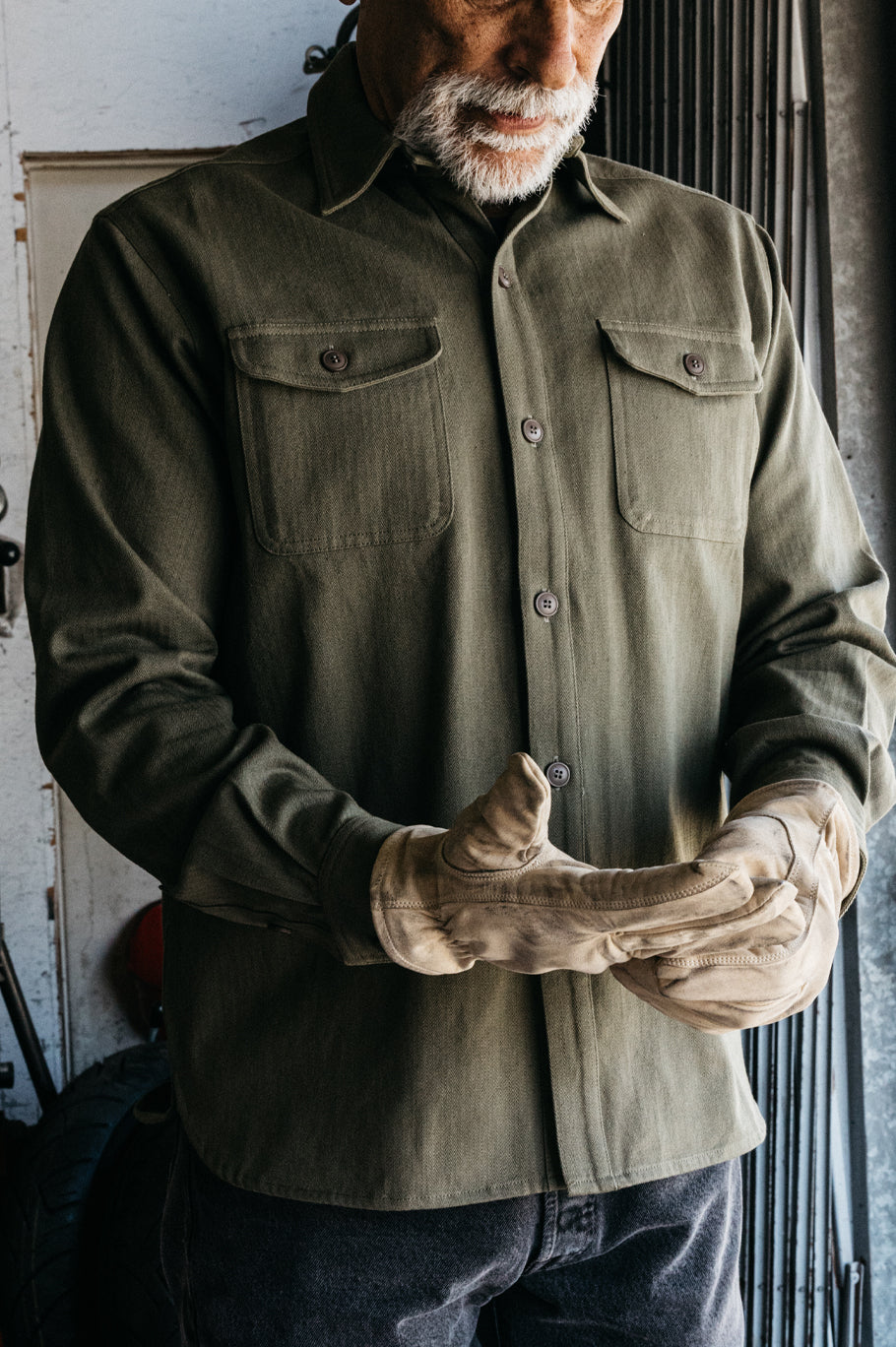 Roy Herringbone Shirt