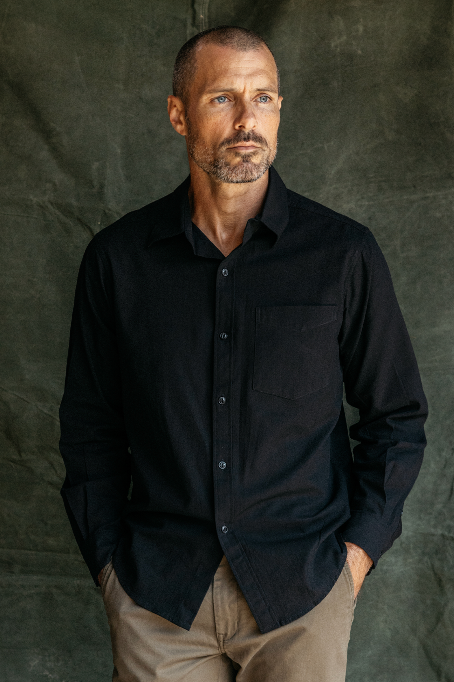 One Pocket Linen Shirt