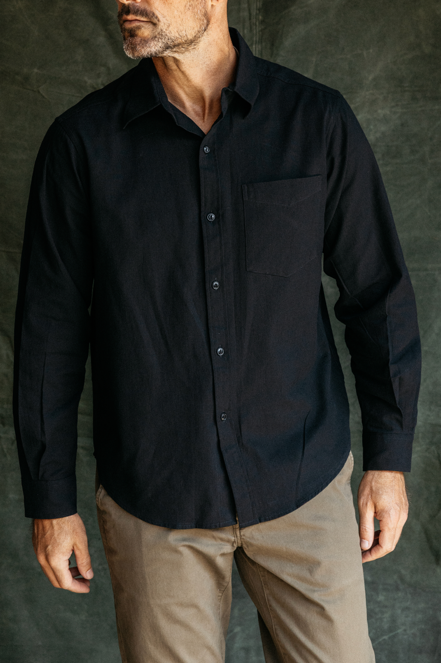 One Pocket Linen Shirt