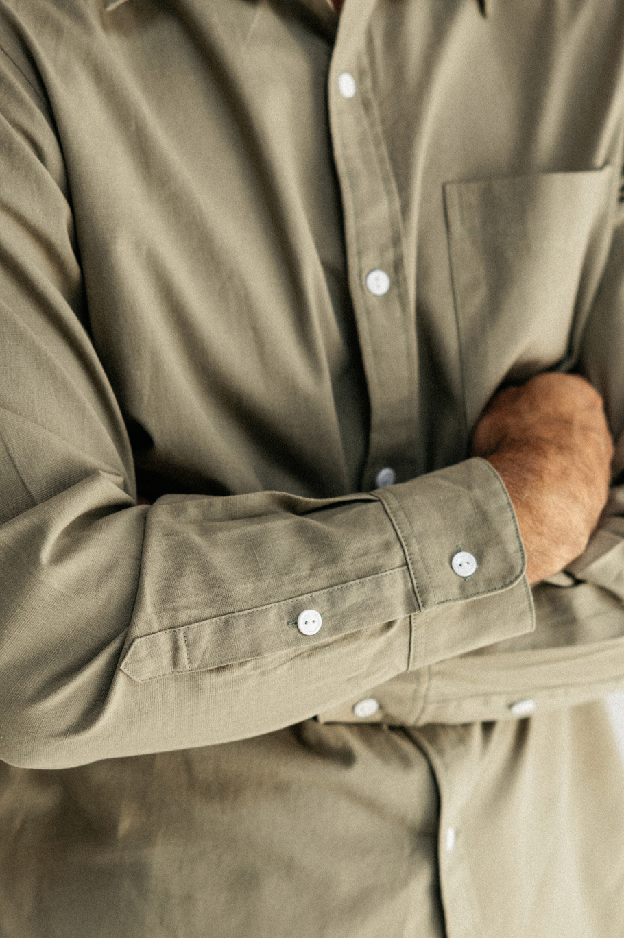 One Pocket Linen Shirt