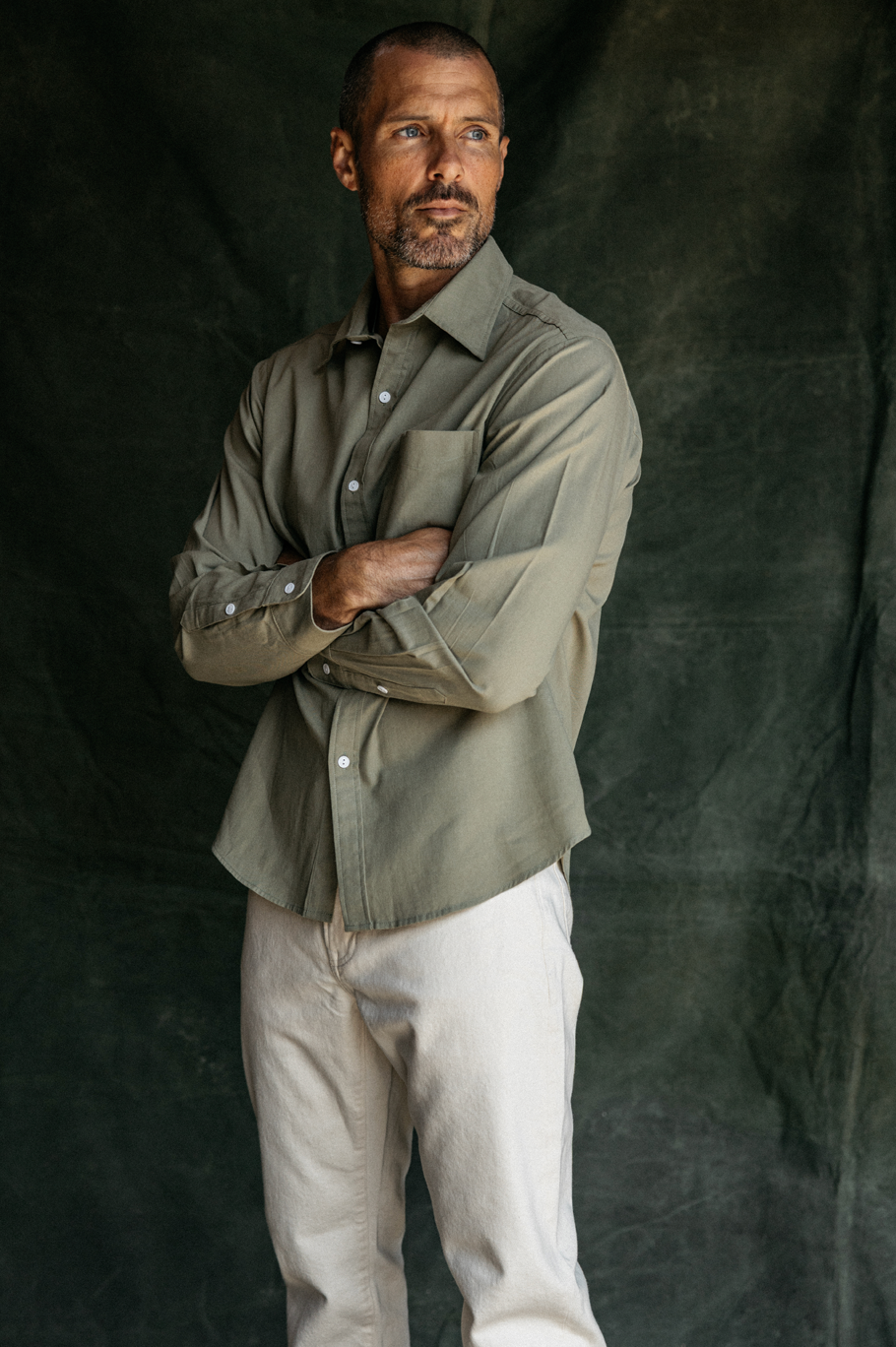 One Pocket Linen Shirt