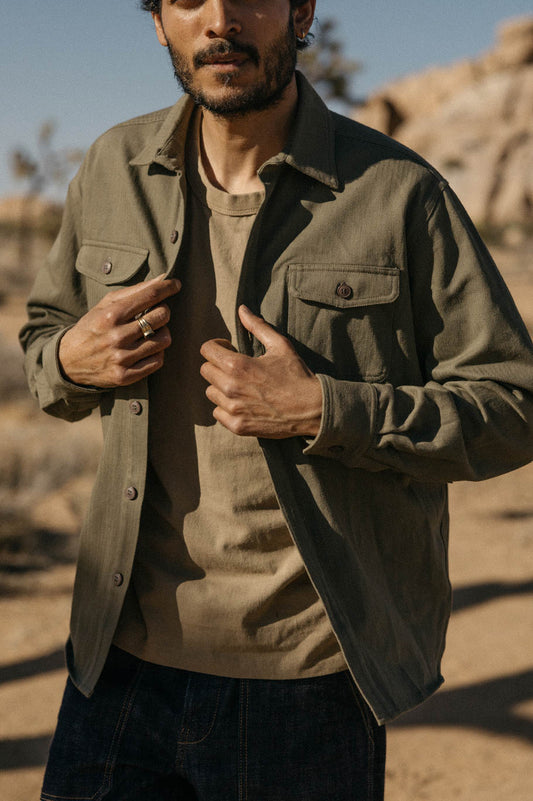 Roy Herringbone Shirt