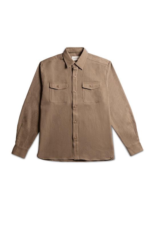 Roy Herringbone Shirt Media Shirt 02a