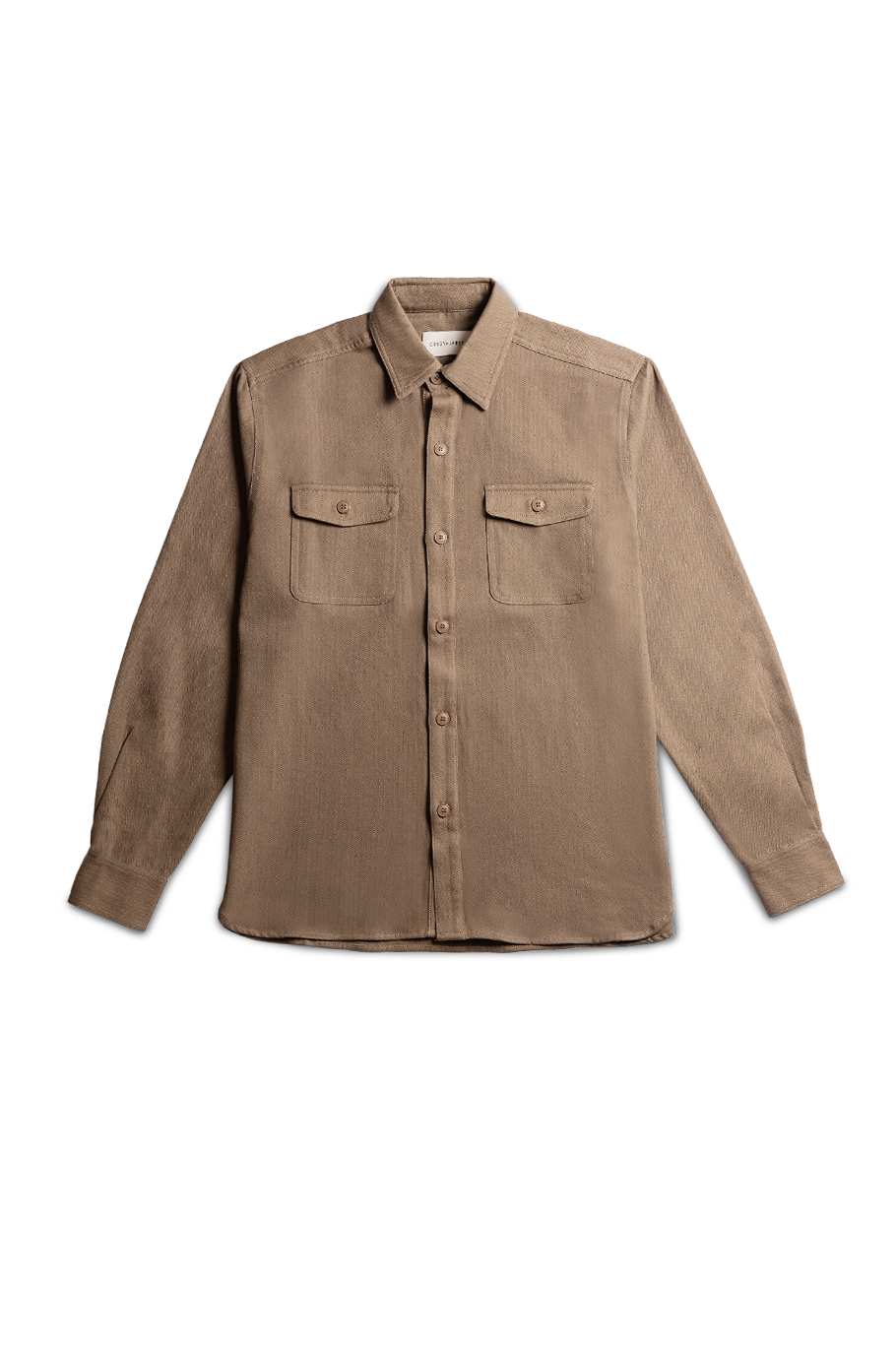 Roy Herringbone Shirt Media Shirt 02a